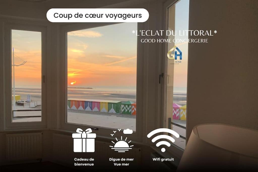 L'Eclat Du Littoral Vue Mer - Good Home Dunkirk Eksteriør billede